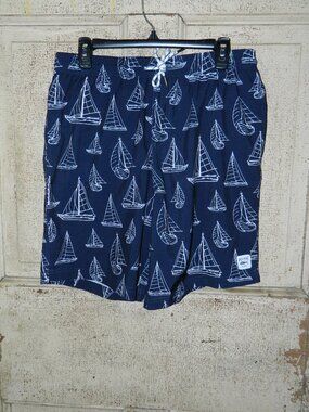 Spicy Tuna Mens Swim Trunks Sz L (DD-36)
